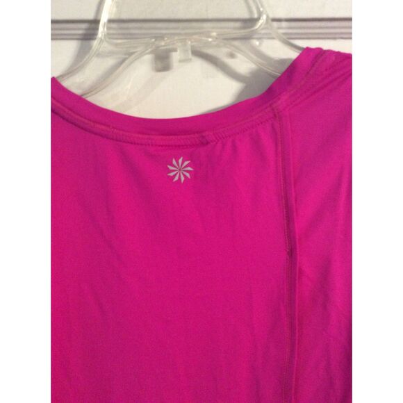 Athleta Small S Dark Pink Open Back Tank Workout - Picture 3 of 4